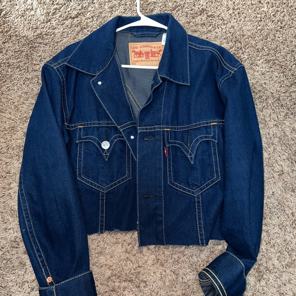 Dark blue cropped Levi Jeans jacket